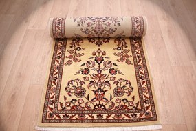 Sarouk Tappeto 90 x 390 (Iran) Annodato A Mano