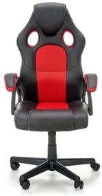 Sedia da ufficio KENU nera/rossa