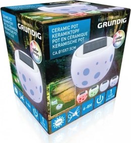 Grundig - Lampada solare LED RGB LED/0,06W/1,2V 600 mAh