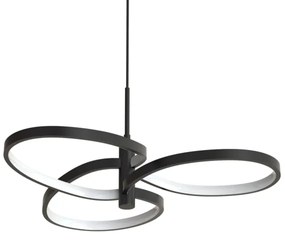 Lampadario LED a sospensione con cavo RIBBON LED/25W/230V 4000K nero