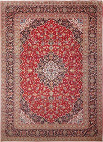 Kashan Tappeto persiano 310 x 430 Rosso (Iran) Annodato A Mano