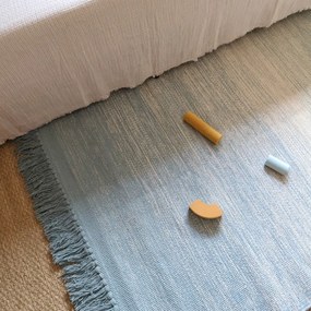 Tappeto lavabile verde-blu 100x150 cm Kirthy - Nattiot