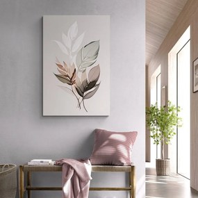 Quadro su tela – Foglie minimaliste