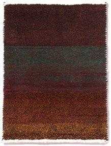 Gabbeh Tappeto 40 x 60 Marrone (Iran) Annodato A Mano
