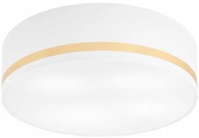 Plafoniera SIRJA STRIPE 4xE27/15W/230V diametro 45 cm bianco