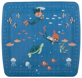 Tappetino antiscivolo per bambini per la doccia 55x55 cm Scuba Diver – Spirella