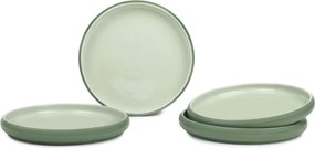 Set di piatti verdi in gres 4 pz ø 22 cm Aura Rondo – Bonami Selection