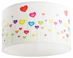 Lampada da soffitto per bambini HEARTS 1xE27/60W/230V