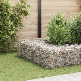 Gabbione Letto Rialzato A Cubo İn Filo Di Acciaio 40x40x40 Cm /