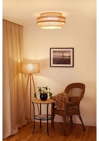 Brilagi - Plafoniera LED SPACE YUTE LED/12W/230V diametro 50 cm beige