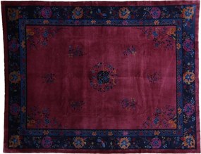 Peking Tappeto 280 x 360 Blu (Cina) Annodato A Mano