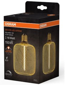 Lampadina LED dimmerabile DECOR FILAMENT E27/3,5W/230V 1800K oro - Osram