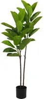 Pianta Artificiale per interno Ficus Elastica 140 Cm