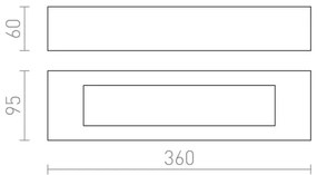 RED - Design Rendl - R10446 - Applique ROLO 2xE14/40W/230V