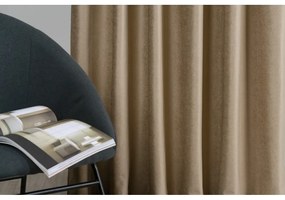 Tenda in velluto beige 140x260 cm Novara - Mendola Fabrics