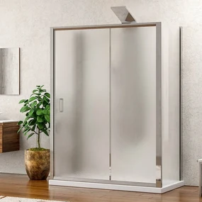 Kamalu - Box 3 lati 90x100x90 vetro opaco apertura scorrevole K410NS