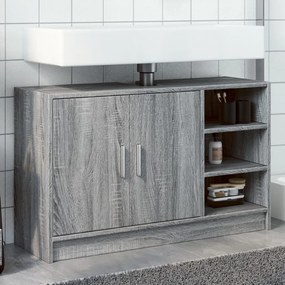 Mobile lavabo grigio sonoma 90x29x55 cm in truciolare