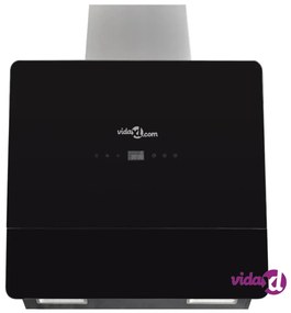 vidaXL Cappa in Vetro Temperato con Display 600 mm Nera