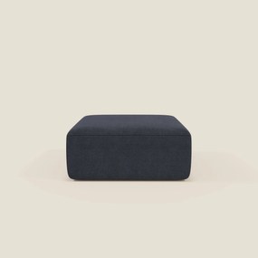 BonBon pouf divano modulare in 2 dimensioni in tessuto smacchiabile T23 blu ardesia