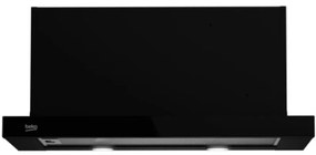 Cappa aspirante telescopica da 60 cm, 648 m³/h, nera - HNT62610BH - beko