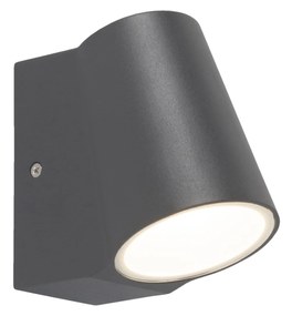 Lampada da parete moderna per esterni antracite con LED - Uma
