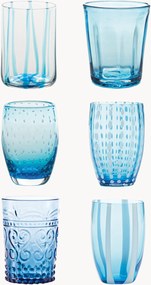 Set di 6 bicchieri fatti a mano Melting