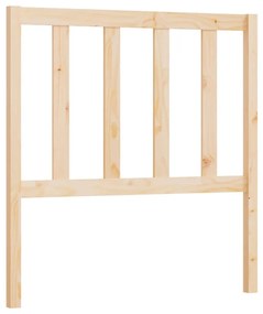 Testiera per letto 96x4x100 cm in legno massello di pino