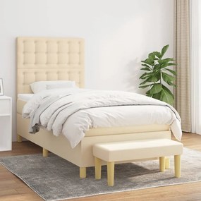 Giroletto A Molle Con Materasso Crema 90x200 Cm İntessuto /