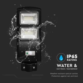 Lampada solare da esterno LED dimmerabile 8W 6000K IP65 9000mAh + DO