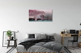 Quadro acrilico Lago dell'albero unicorno 100x50 cm