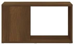 Mobile porta tv rovere marrone 60x24x32 cm in legno multistrato