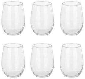 Set 6 bicchieri trasparenti 350 ml Amber Pasabahce