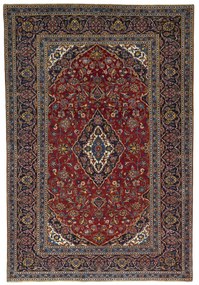 Kashan Tappeto persiano 210x310 Rosso (Iran) Annodato A Mano