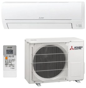 Condizionatore a muro monosplit inverter MITSUBISHI ELECTRIC MUZ-HRK25 9000 BTU classe raffreddamento A++, classe di riscaldamento A+, bianco