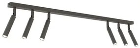 Lampadario Orientabile da soffitto IVI 6 Black