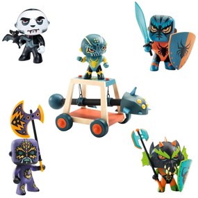 Pacchetto Arty Toys grande - cavalieri Spider con ariete & Flameo & Drack & Spider & Draculum