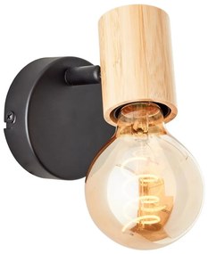 Brilliant - Faretto da parete KERRY 1xE27/40W/230V bambù