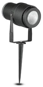 Lampada da esterno LED LED/12W/230V 3000K nero IP65