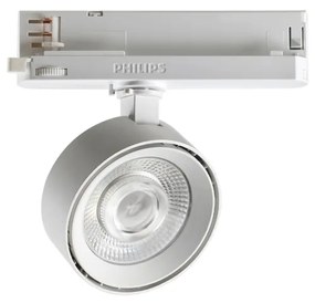 Proiettore Pov Metallo Bianco Led 22W 3000K Luce Calda