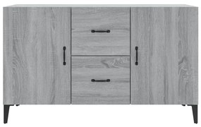 Credenza grigio sonoma 100x36x60 cm in legno multistrato