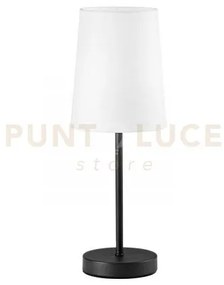 Lampada da tavolo sally nera 1 luce attacco e14 15x15x41,8cm in met...