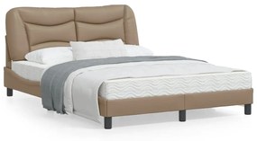Giroletto Con Testiera Cappuccino 140x200 Cm İn Similpelle /