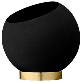 AYTM - Globe Vaso per Piante Ø17xH15,4 Black/Gold AYTM