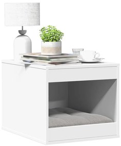 Recinto Lettiera Gatti Bianco 47x59x42 Cm İn Truciolato /