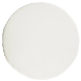 Kave Home - Cuscino rotondo per sedia Biasina 100% lana bianca Ø 35 cm