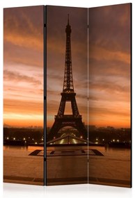 Paravento  Eiffel tower at dawn [Room Dividers]  Colore ---, Dimensioni e Misure 135x172