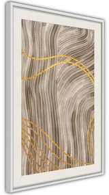 Poster  Golden Path  Cornice Quadri Cornice d'oro, Larghezza x Altezza Home decor 40x60