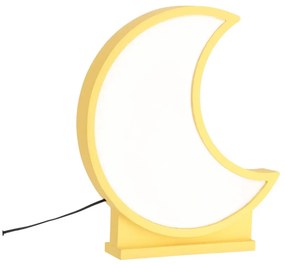 Lampada per bambini gialla Moon - Candellux Lighting