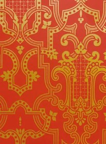 Isidore Leroy Carta da parati Theodore - Rouge doré