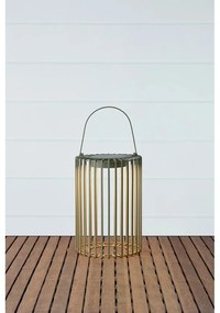 Lanterna a LED verde con alimentazione a pannelli solari e con ricarica USB da esterno (altezza totale 54 cm) Cavia – Markslöjd